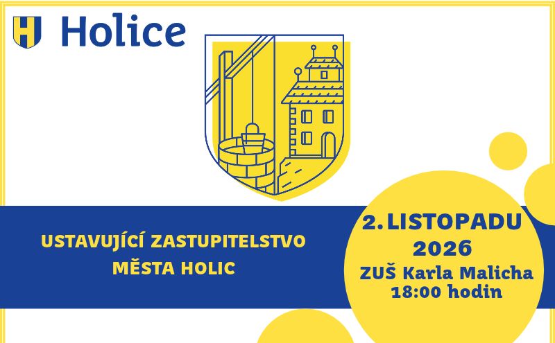 Informace o konání ustavujícího  Zastupitelstva města Holic