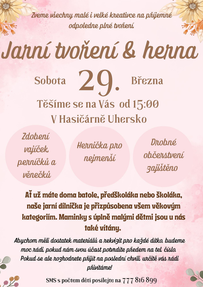 Model.Name: 2025 03 29 Uhersko Jarni Tvoreni A Herna Plakat