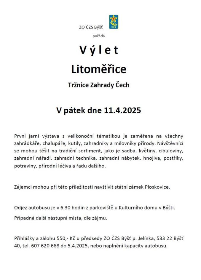 Model.Name: 2025 04 11 Zahradkari Vylet Plakát