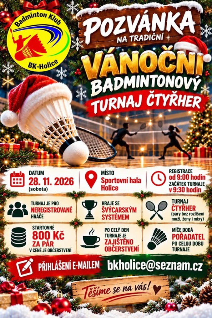 Model.Name: 2026 11 28 IC Vánoční Badmintonový Turnaj Čtyřher