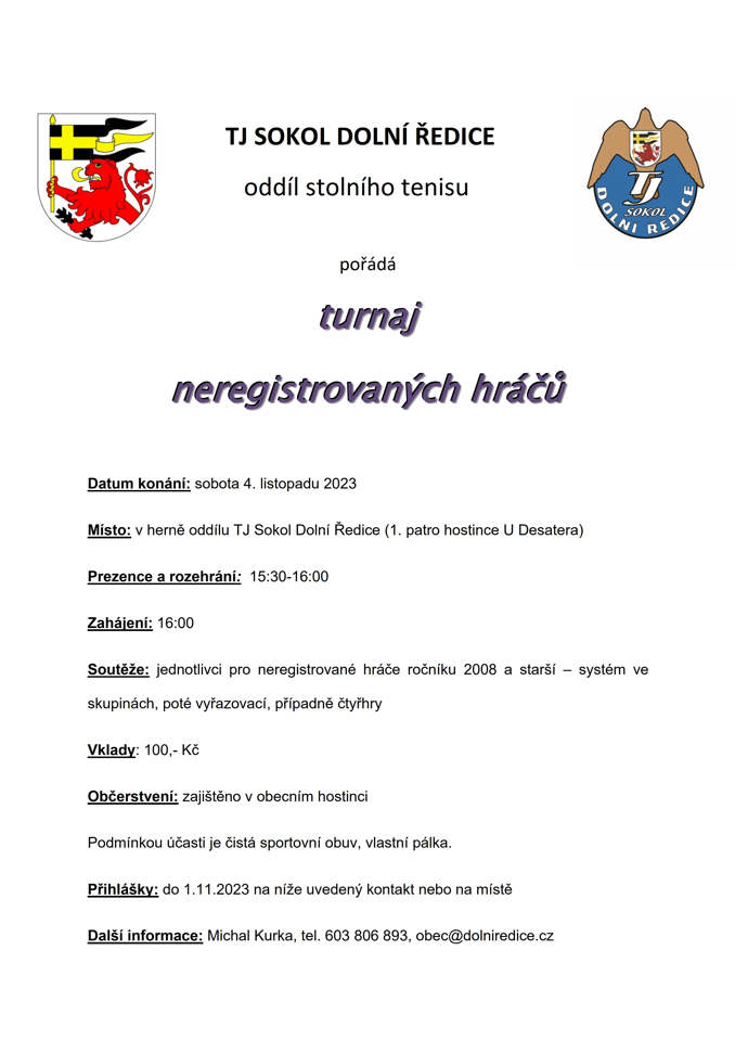 Model.Name: 20231104 Dolní Ředice Turnaj Stolní Tenis