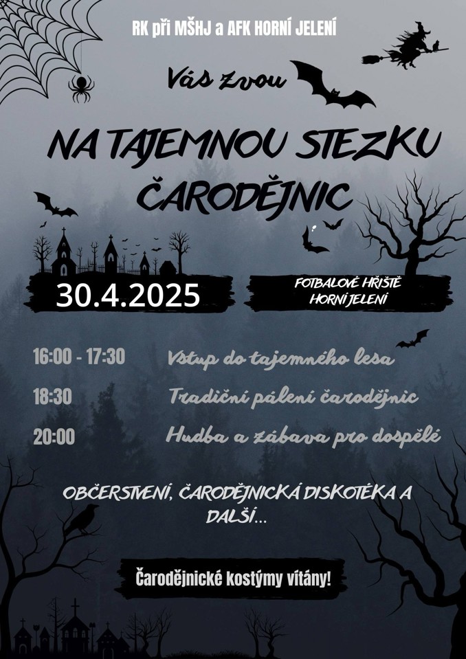 Model.Name: 2025 04 30 Horní Jelení Tajemná Stezka Plakát