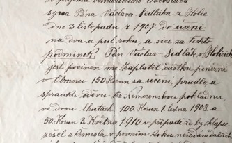 Učební Smlouva Obuvníka Z Roku 1907