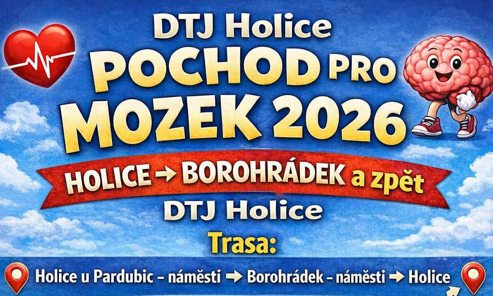 DTJ Holice – Pochod pro mozek 2026